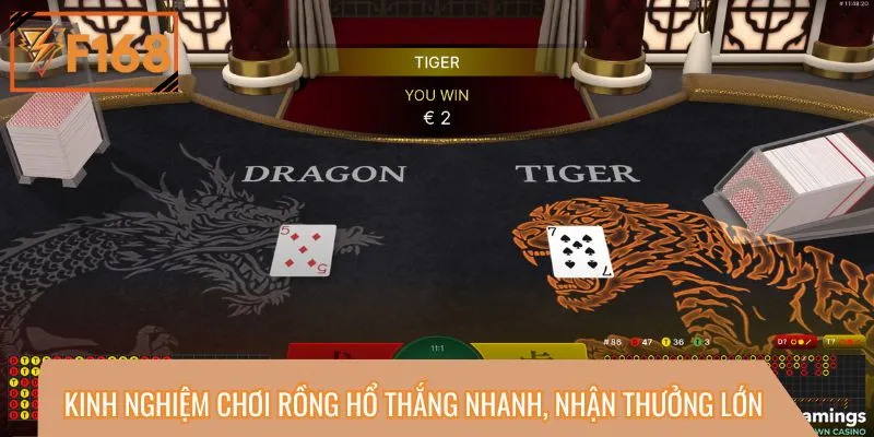 Kinh nghiệm chơi Rồng Hổ thắng nhanh, nhận thưởng lớn