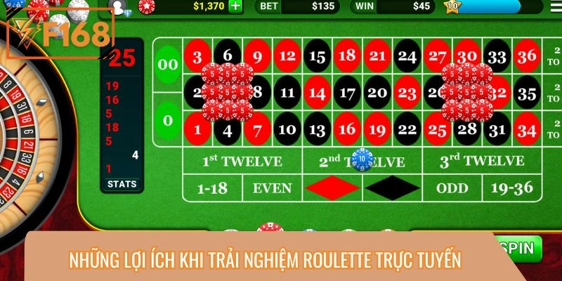 Lợi ích khi trải nghiệm game roulette