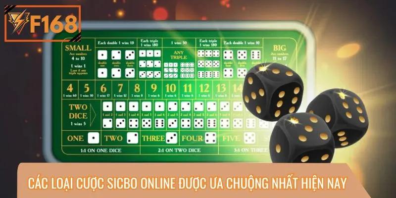 Các loại cược Sicbo online được ưa chuộng nhất hiện nay